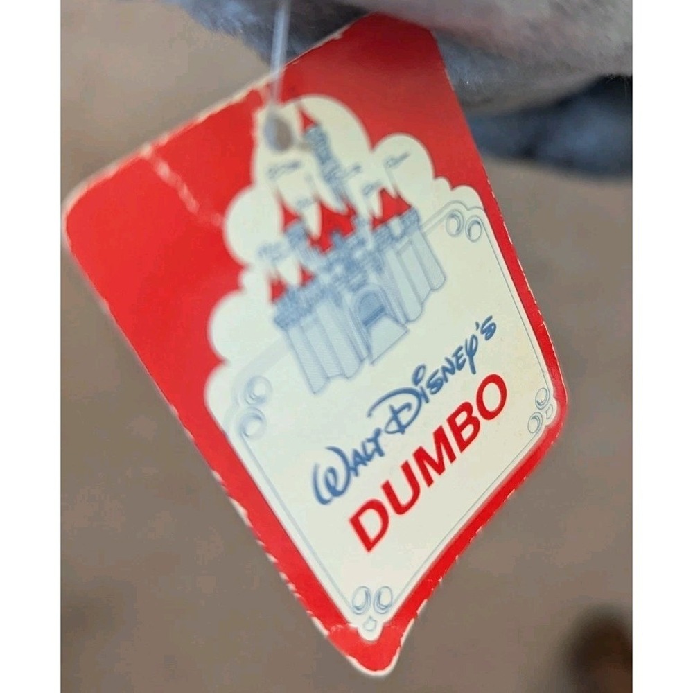Walt Disney World Dumbo 9" Plush Stuffed Toy 1980s - Picture 3 of 6